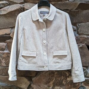 PROENZA SCHOULER Target Linen Blend Jacket L